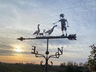 GIR1 - Girouette Enfant et Oies